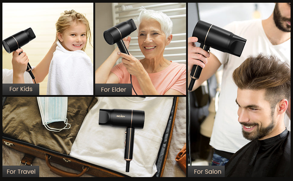 Lightweight Professional Salon Ionic Hair Dryer 1800W