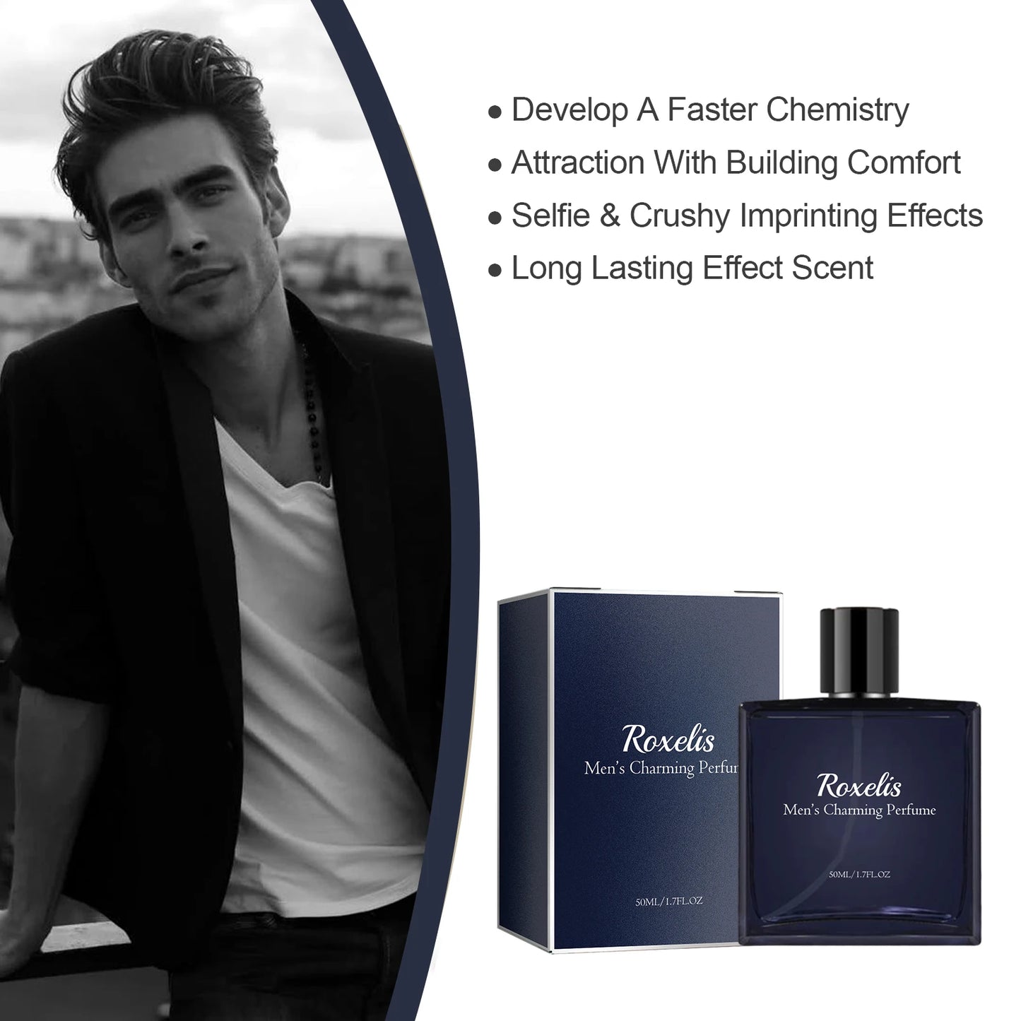 50ML Men's Glamour Perfume Spray