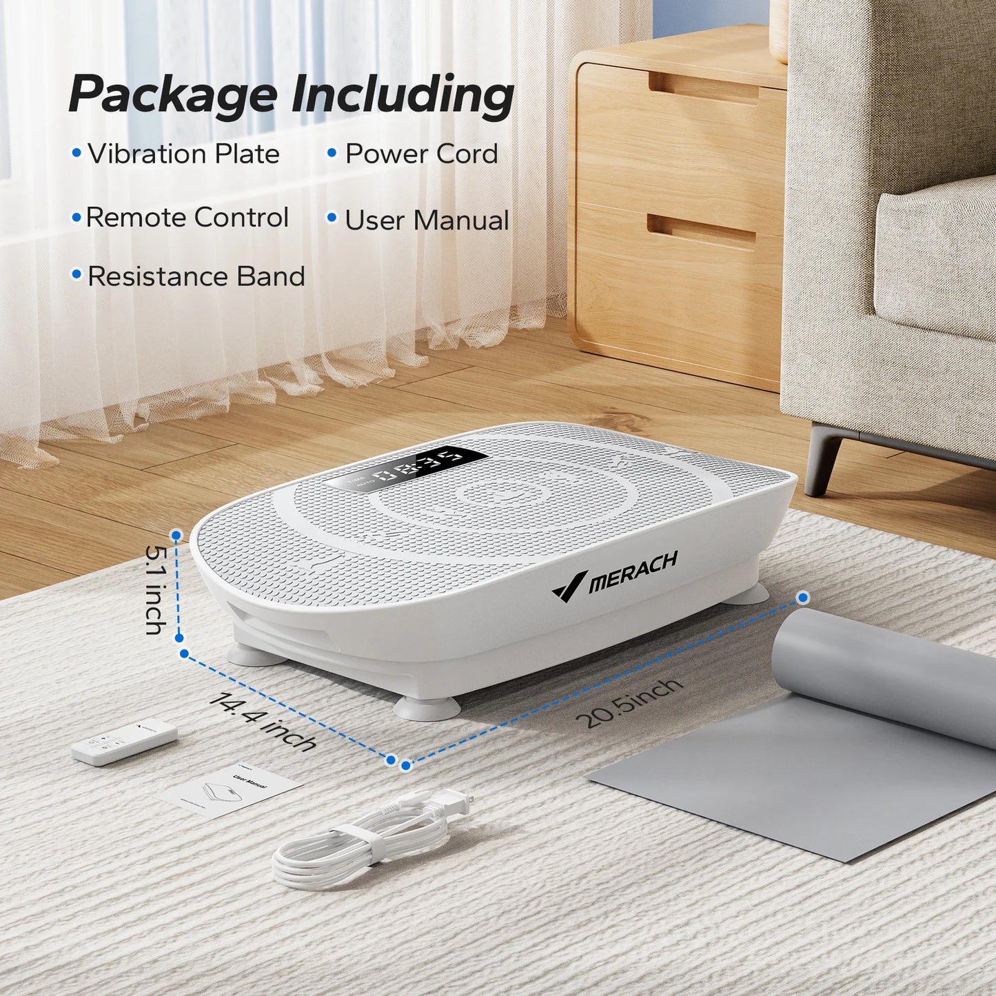 Vibration Plate Whole Body Workout Exercise Machine