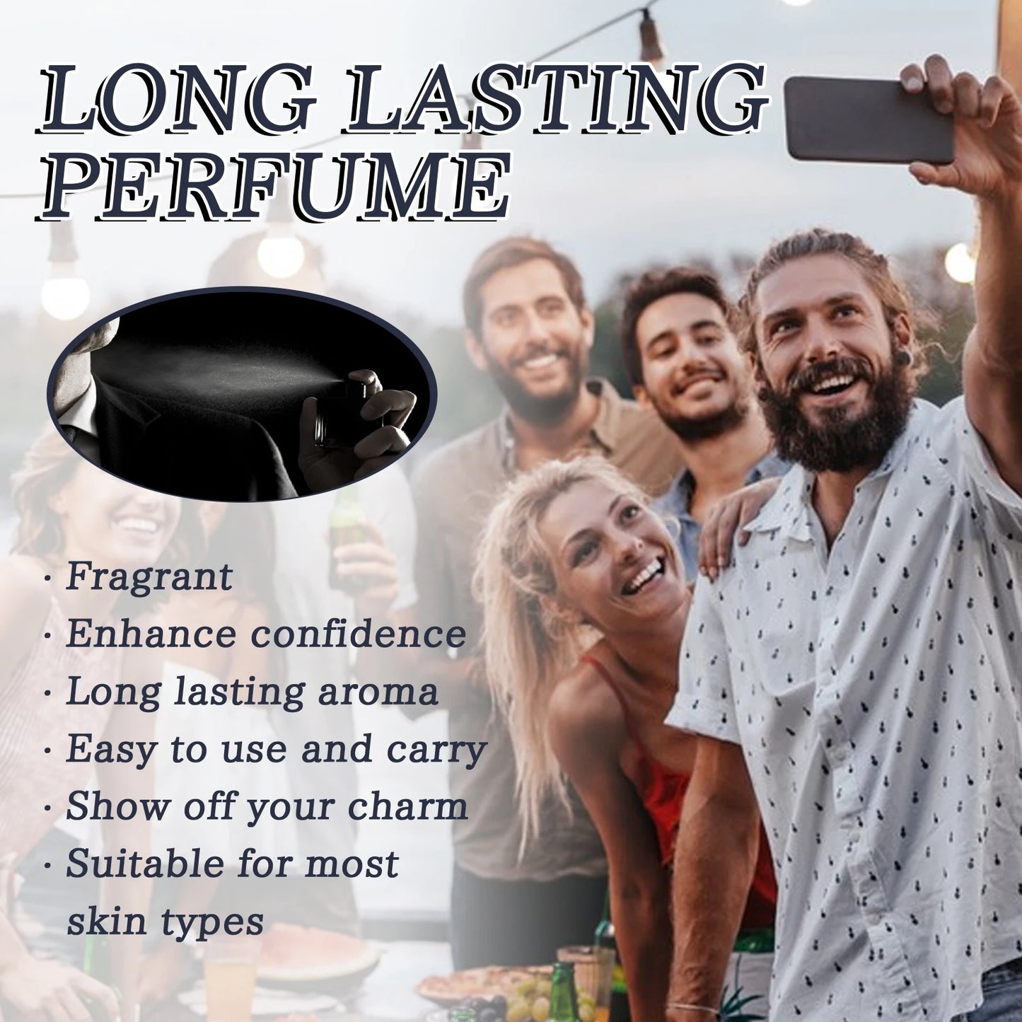 50ML Men's Glamour Perfume Spray
