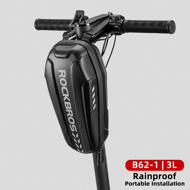Hard Shell Front Frame Scooter Hanging Waterproof Bag