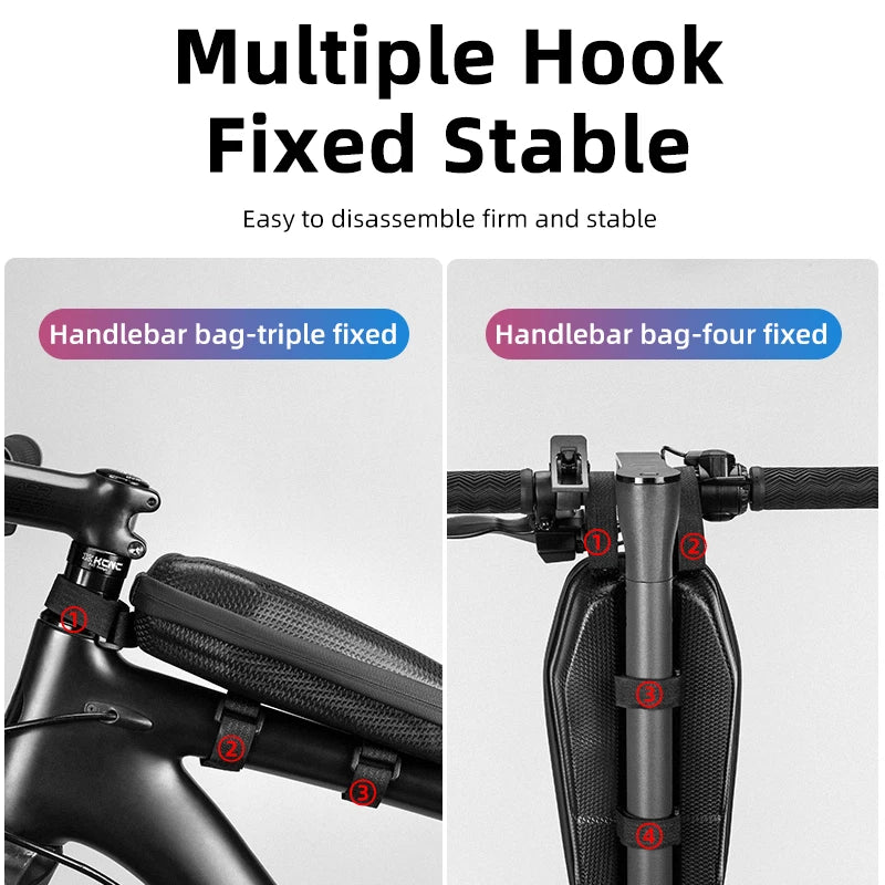 Hard Shell Front Frame Scooter Hanging Waterproof Bag