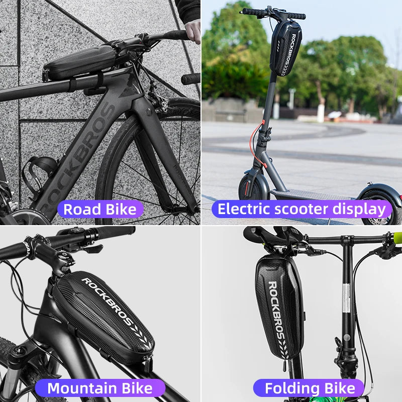 Hard Shell Front Frame Scooter Hanging Waterproof Bag