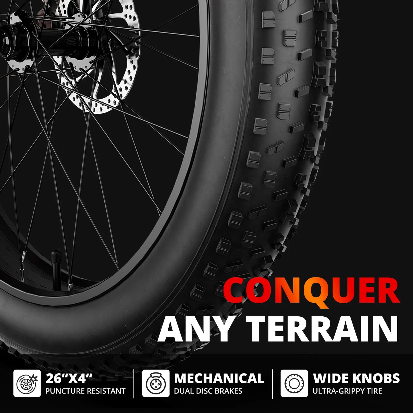 EB26 48V 15AH 31 MPH 1000W Electric Mountain Bike for Adults