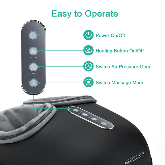 Shiatsu Foot Massager with Heat Roller