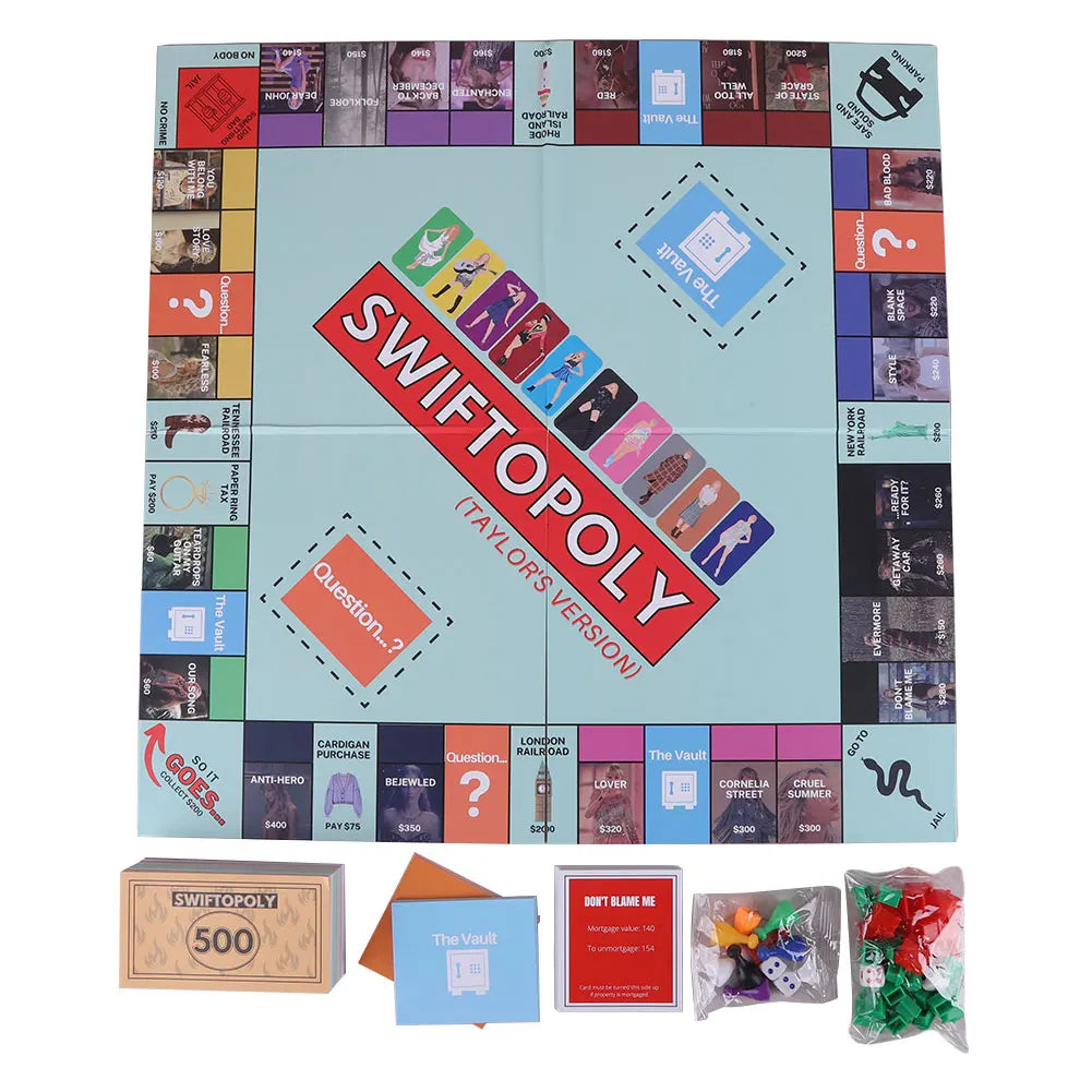 Family Swiftopoly Board Game