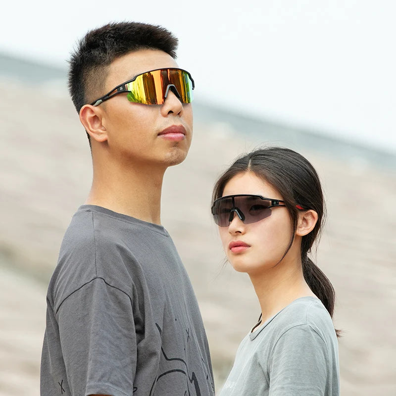 Cycling Glasses, UV400 Photochromic Polarized Lens