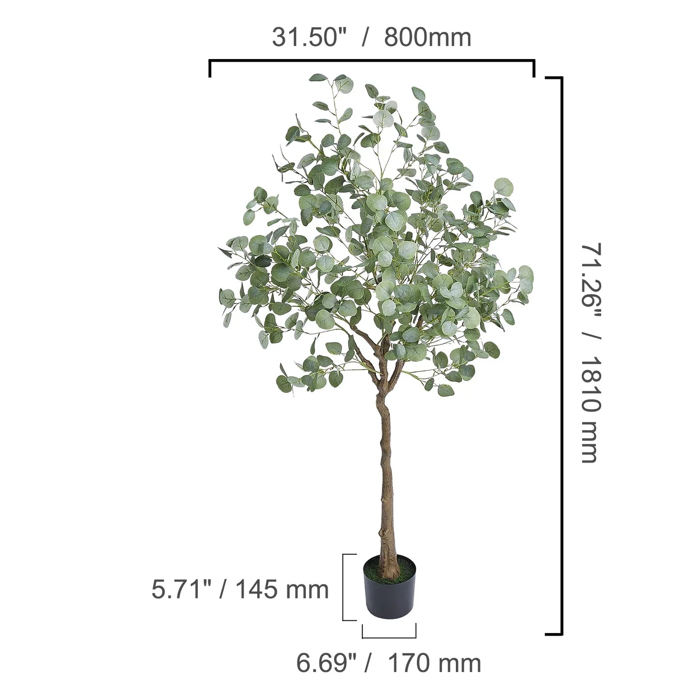 Artificial Olive Tree 4/5/6 FT Tall