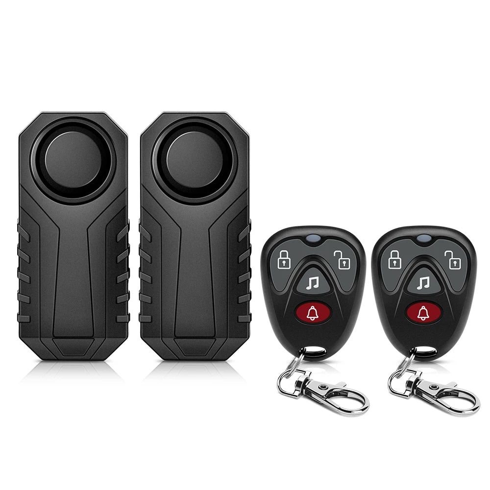 Bike Anti-Theft Alarm With Rechargeable Remote