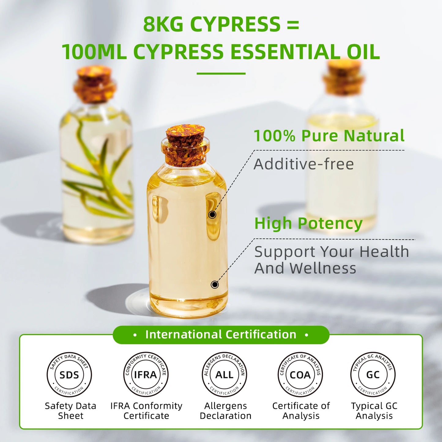100ML 100% Pure Nature Cypress Essential Oils