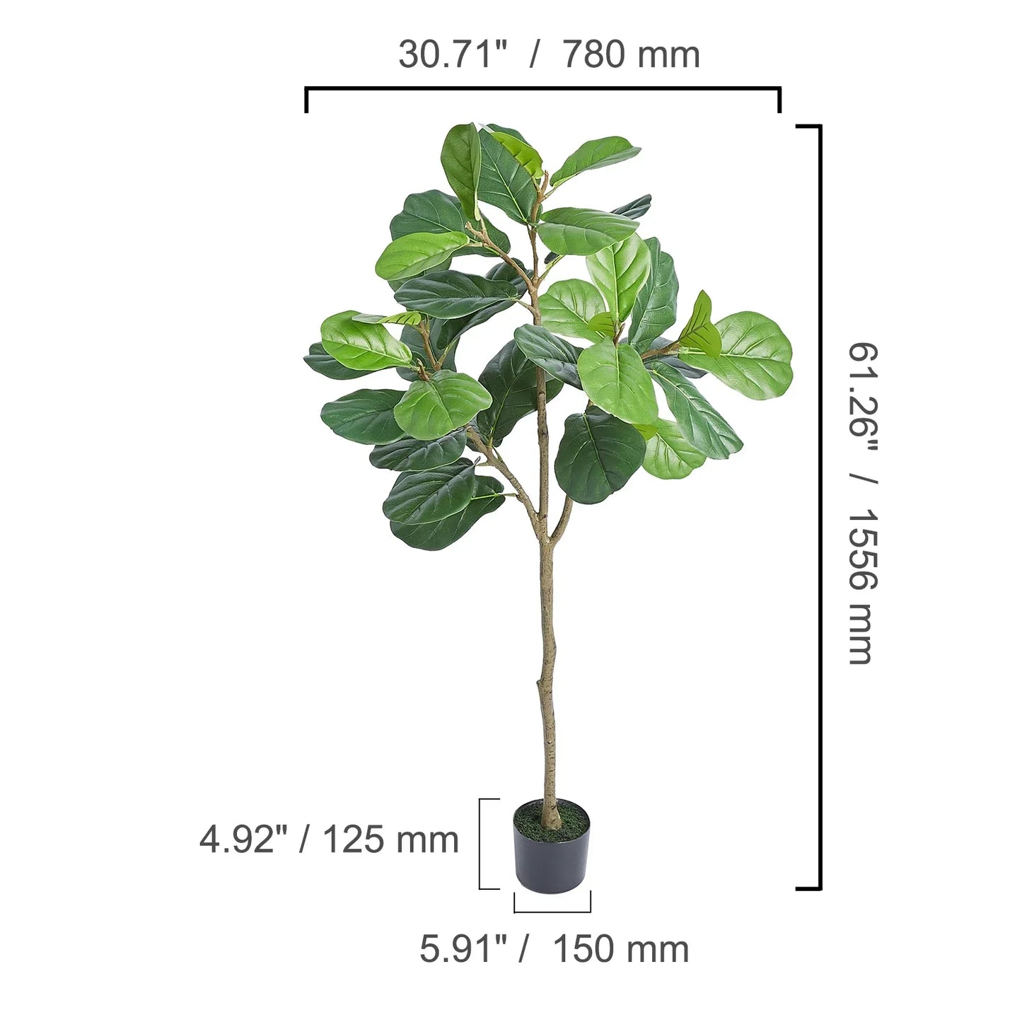 Artificial Olive Tree 4/5/6 FT Tall