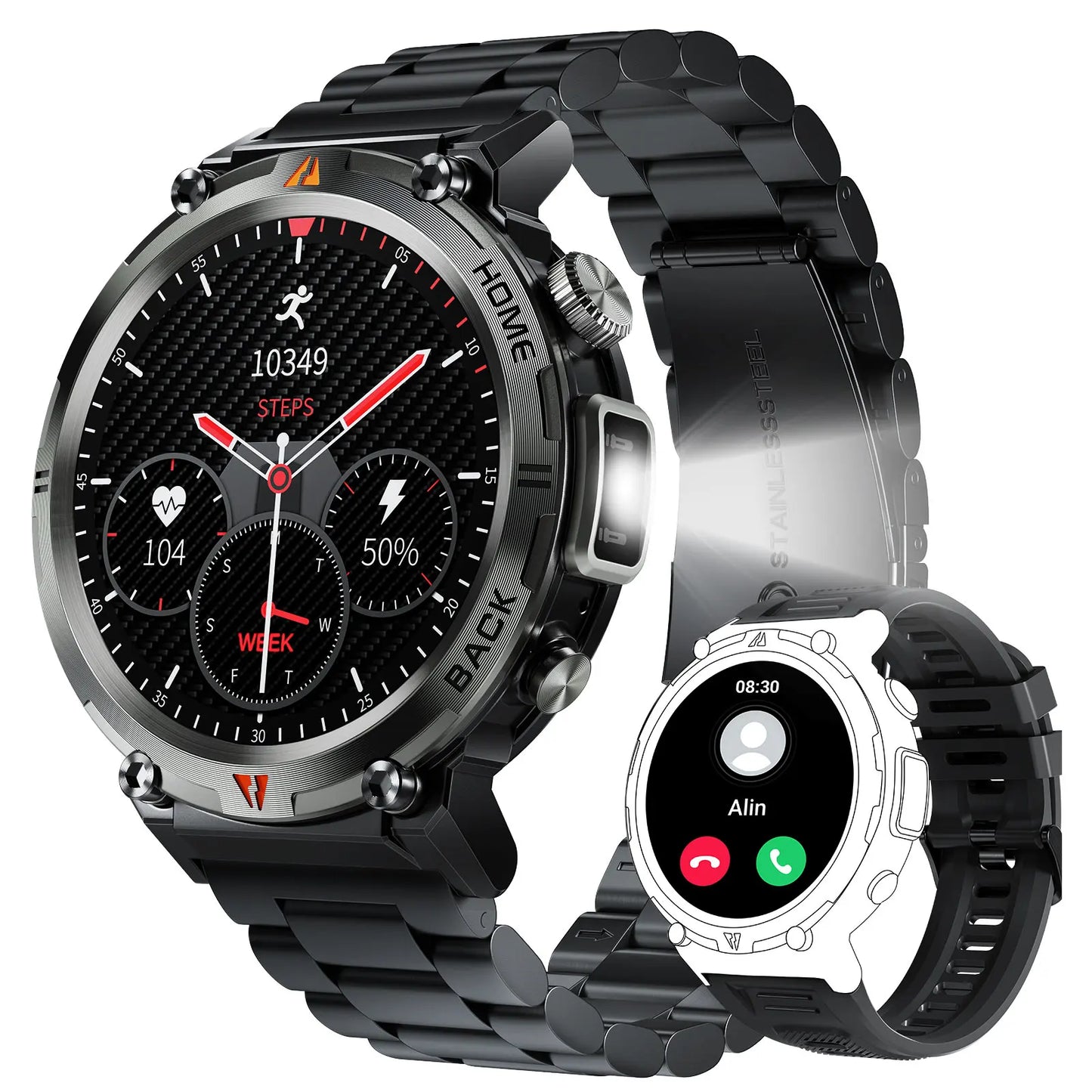 KE3 Bluetooth Call Men's Smart Watch