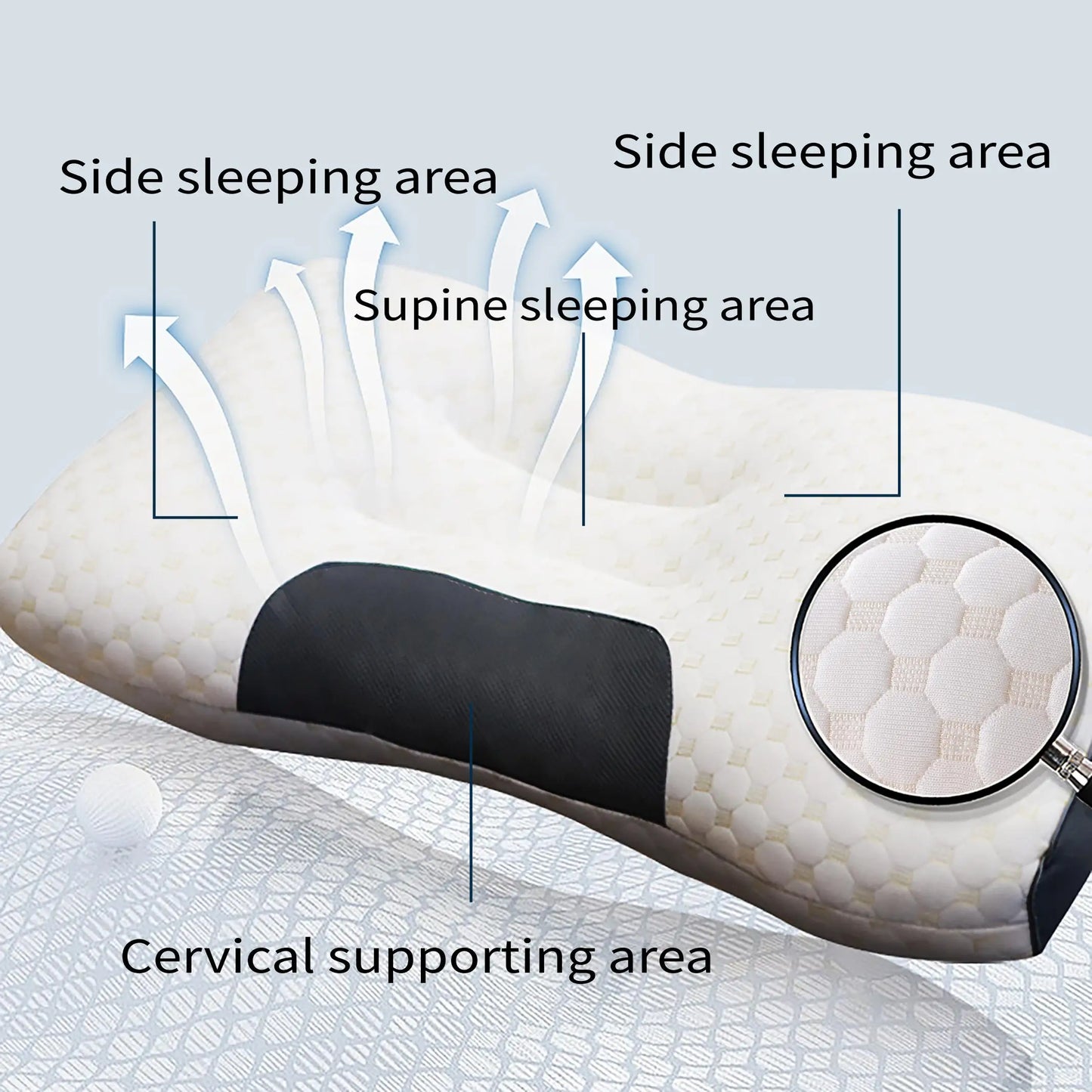 Orthopedic Massage Neck Support Pillow