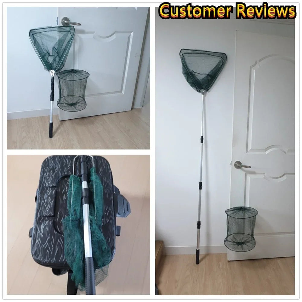 Telescopic Folding 190 cm Fishing Landing Net