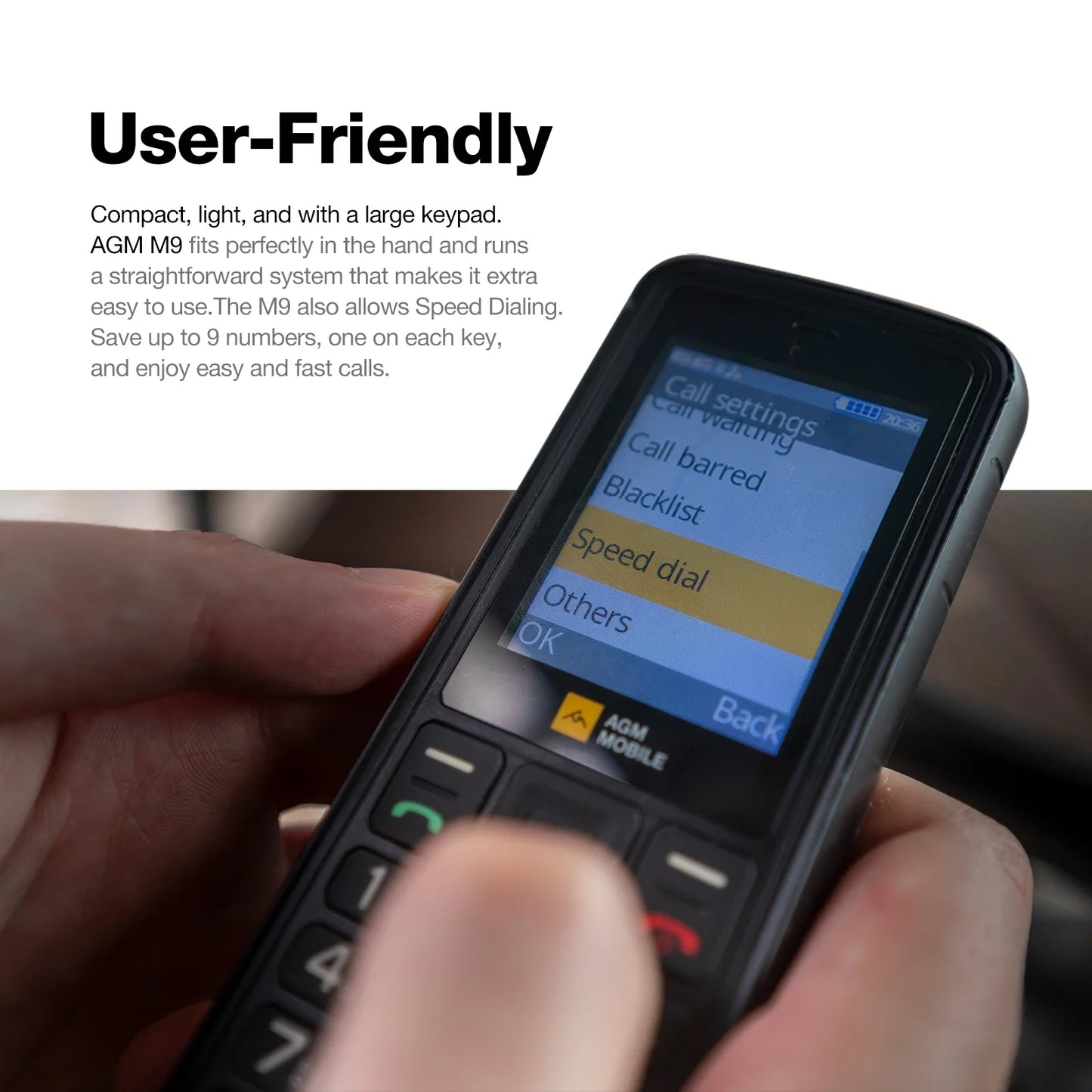 4G Feature Cellphone 2.4" Screen, Dual SIM