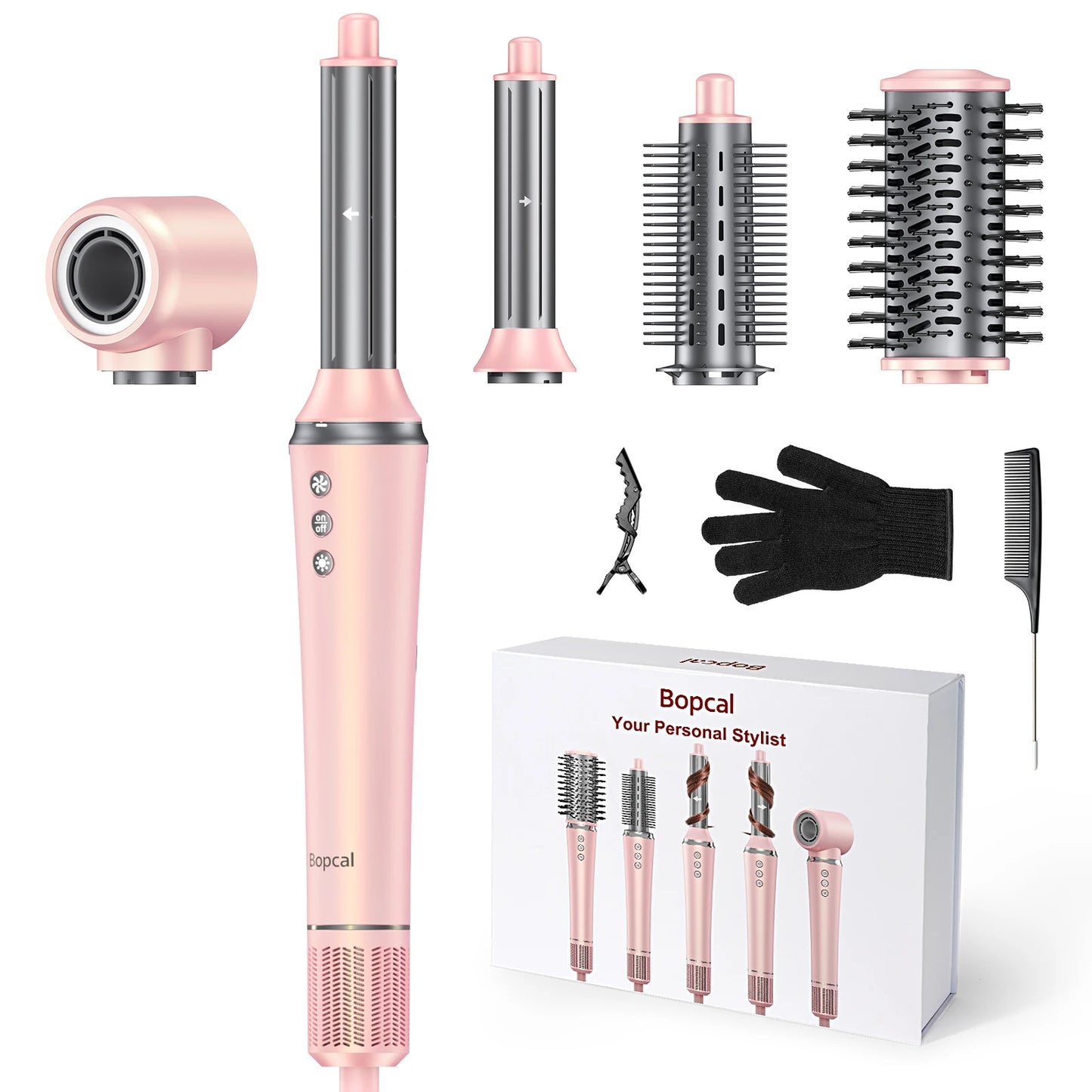 5 In 1 Electric Hair Dryer 1200W High Speed Blower