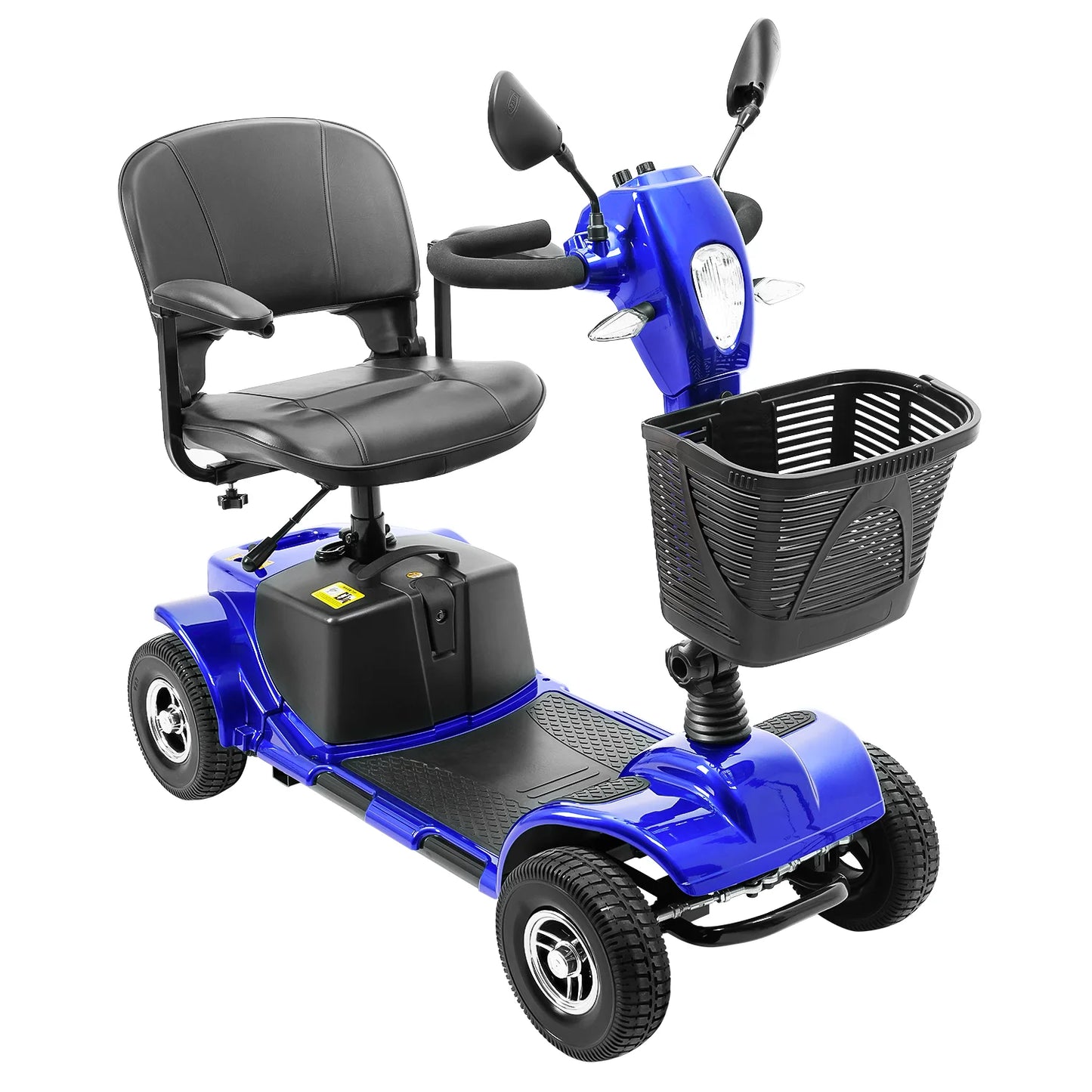 4 Wheel Folding Electric Powered Mobility Scooter/Wheelchair for Seniors, Adults