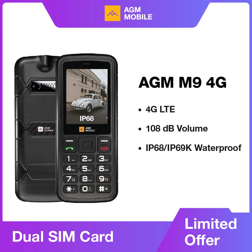 4G Feature Cellphone 2.4" Screen, Dual SIM