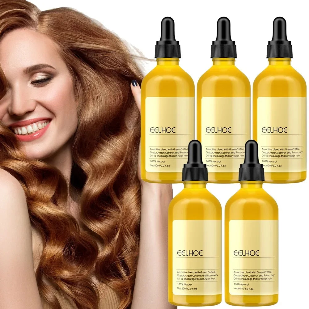 60 ML Dense Hair Essential Vegan Oil, Repairs Hair Damage