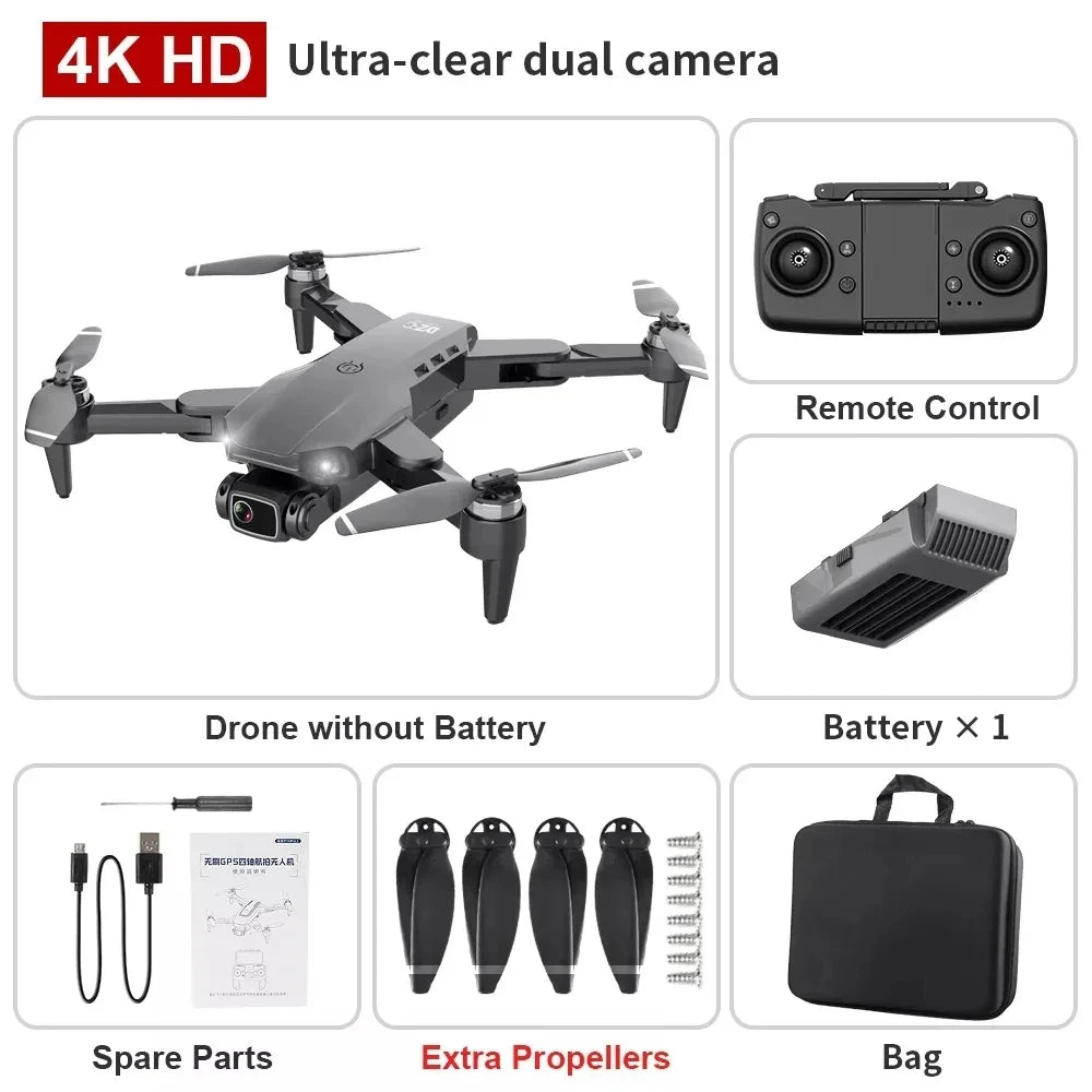 Drone L900 Pro 4K Professional 5G GPS HD Dual Camera Photography Distance 1.2KM