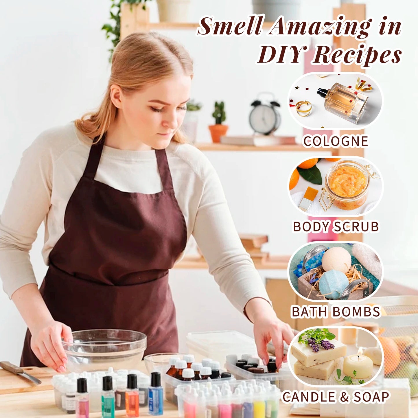Nature Theme Fragrance Oils Top 6 Gift Set