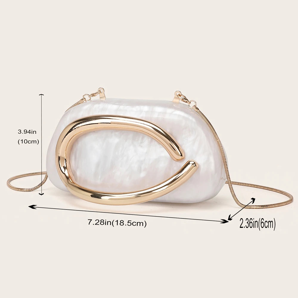 Women's Fashion Luxury Evening Clutch, Shoulder, Crossbody Handbag