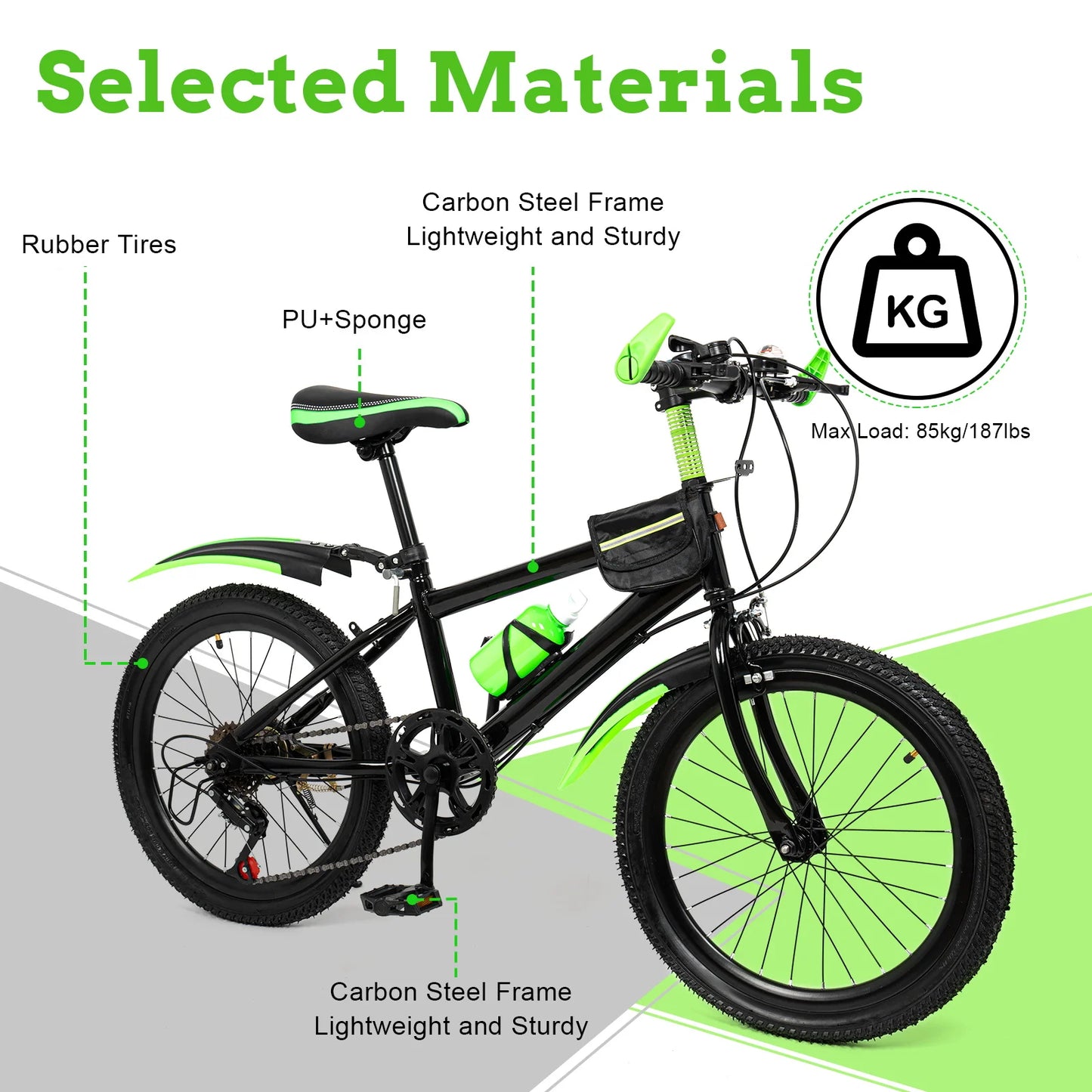 20 Inch 7 Speed Teens' Mountain Bike