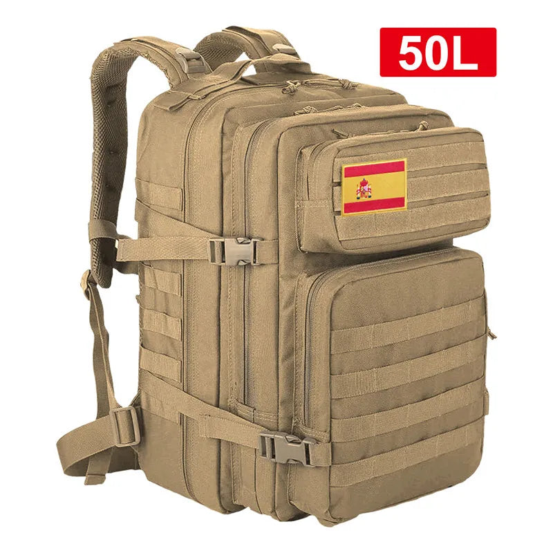 45L/25L Men's Large Waterproof Outdoor Multifunctional Tactical Backpack