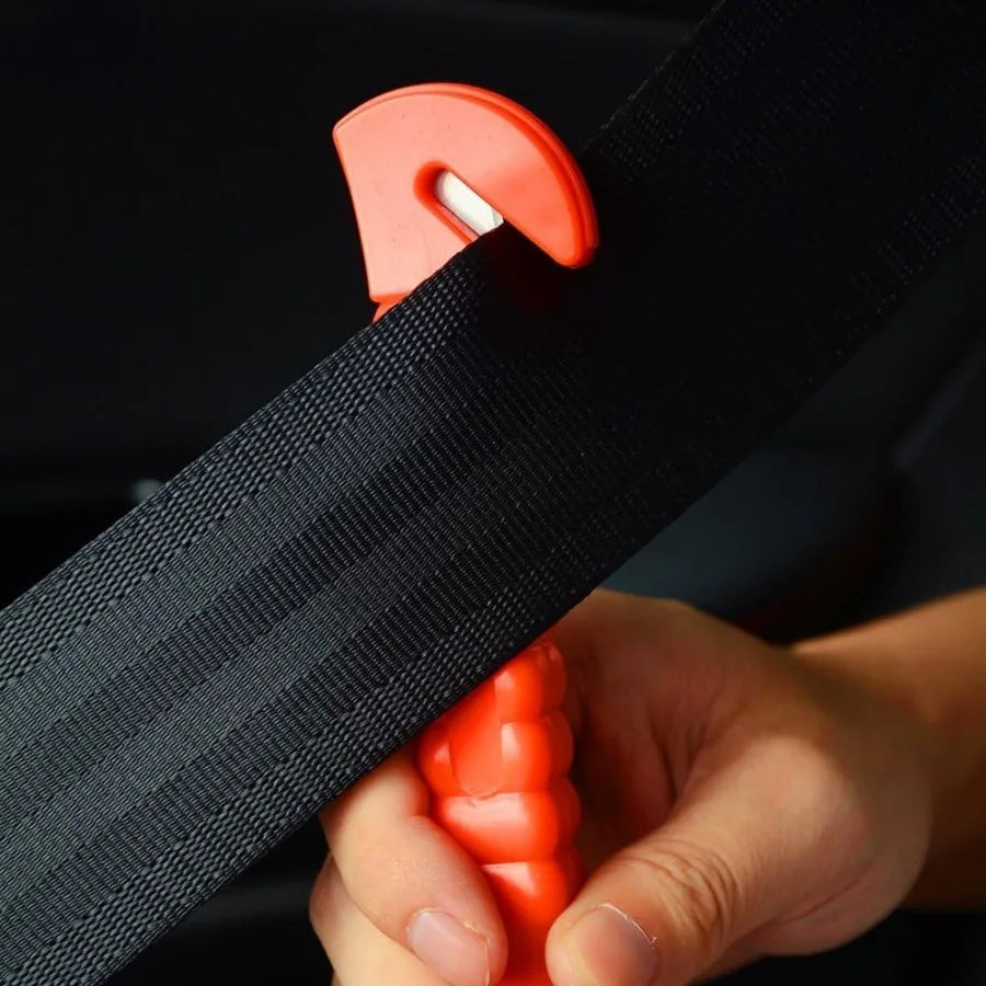 4 PCS 2-in-1 Safety Car Window Glass Breaker and Seat Belt Cutter