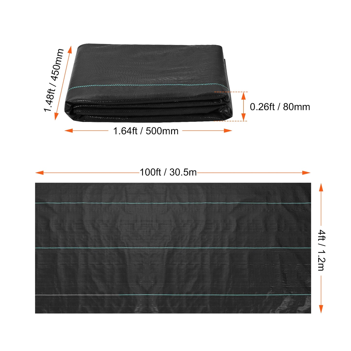 Heavy-Duty Landscape Weed Barrier