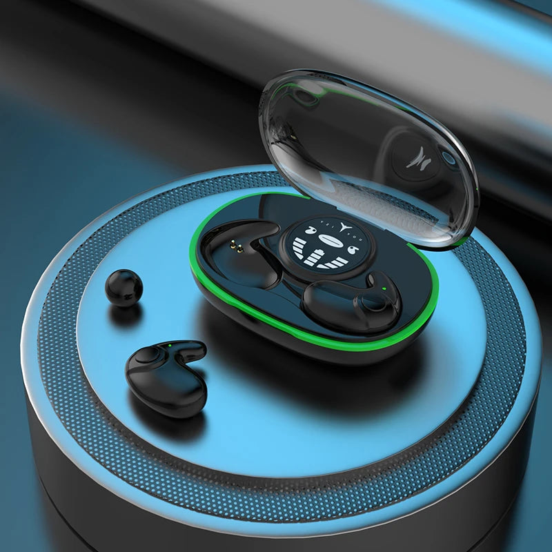 Invisible Sleep Wireless Bluetooth Earphones with Touch Control Headsets