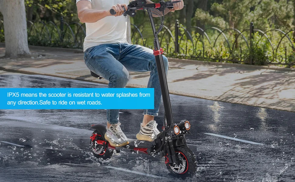 1200W Foldable Adult Electric Scooter with Seat,
