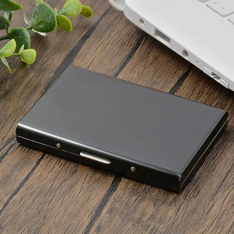 Slim Aluminum Mini Wallet, RFID Credit Card Holder