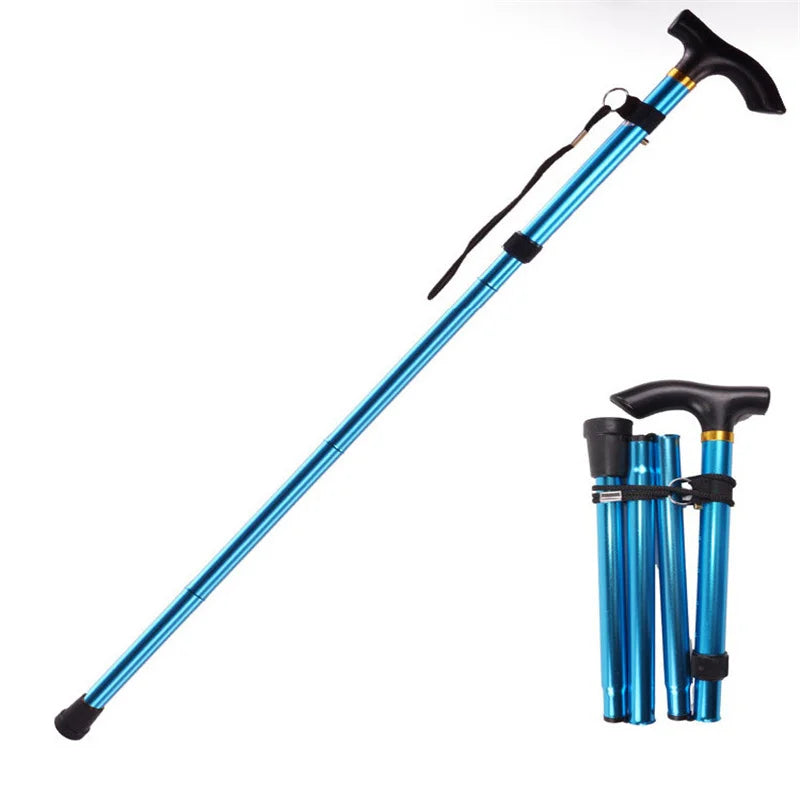 Multifunction Telescopic Foldable Walking Stick