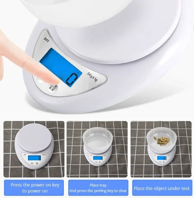 1pc 5kg Portable Digital LED Electronic Food Scale