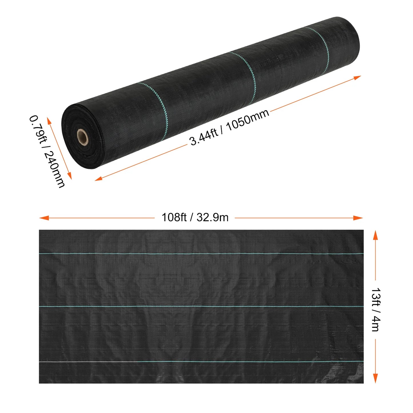 Heavy-Duty Landscape Weed Barrier