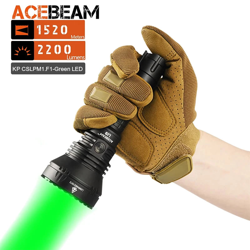 2200 Lumens Rechargeable Night Hunting Flashlight