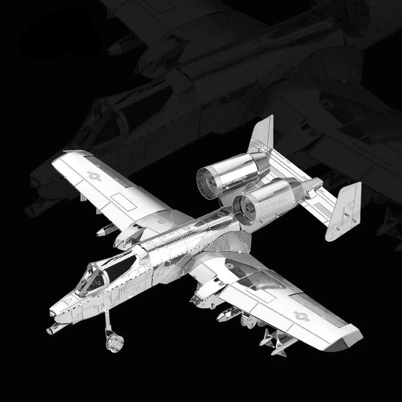 A-10 3D Metal Puzzle DIY Model Building Kit