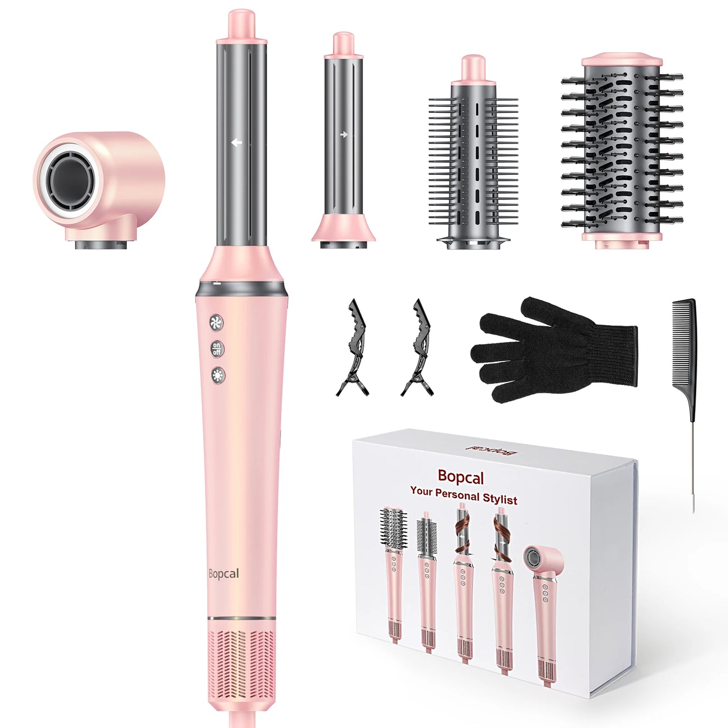 5 in 1 Multi Styling Hair Dryer, Straightener & 32mm Curling Hair Care