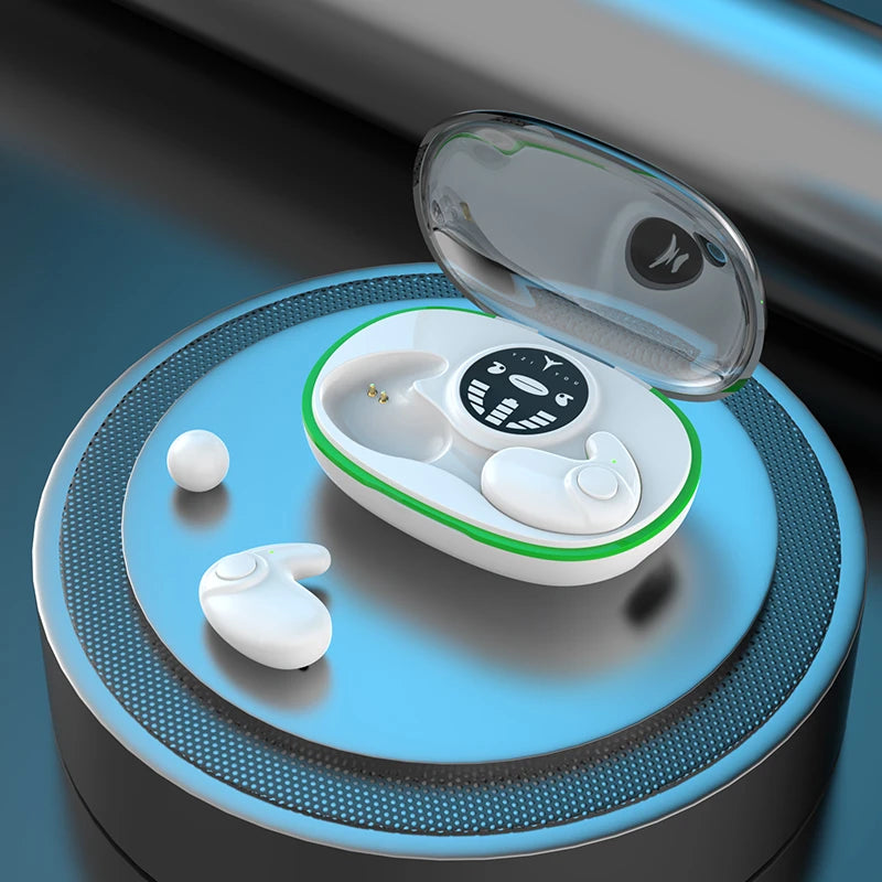 Invisible Sleep Wireless Bluetooth Earphones with Touch Control Headsets