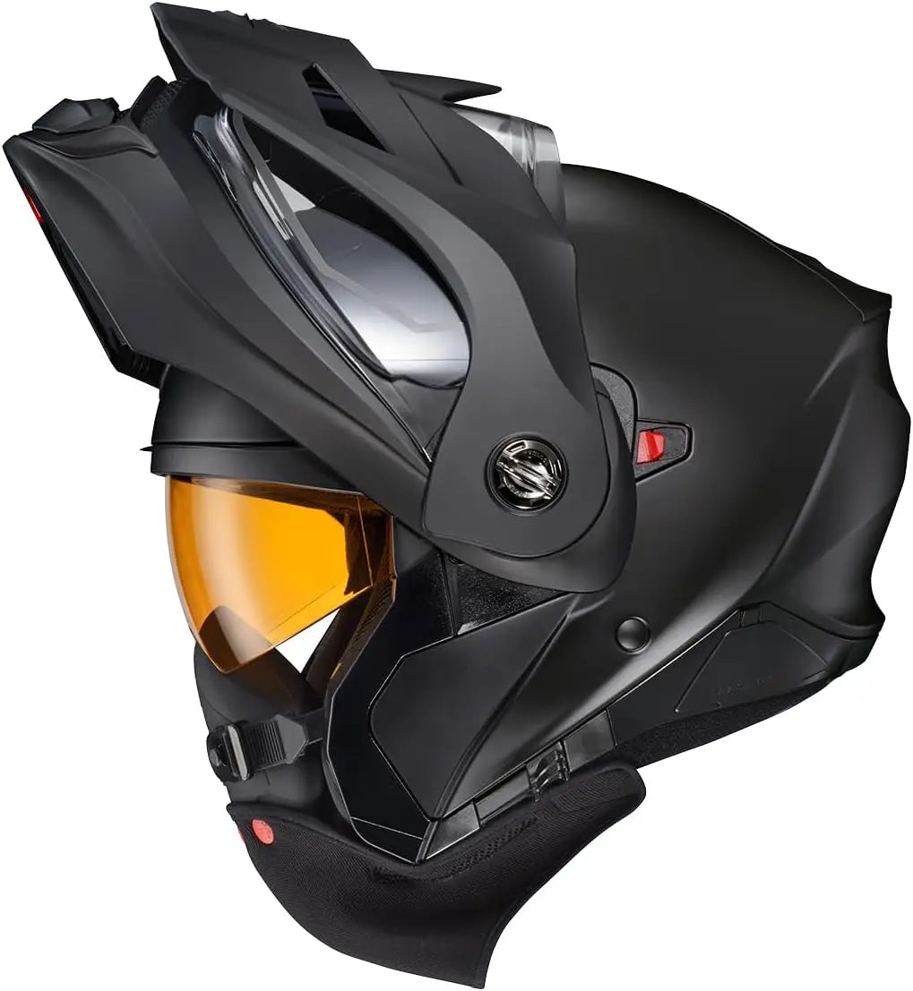 Adventure Snowmobile Modular Helmet and Bluetooth Ready Speaker Pockets