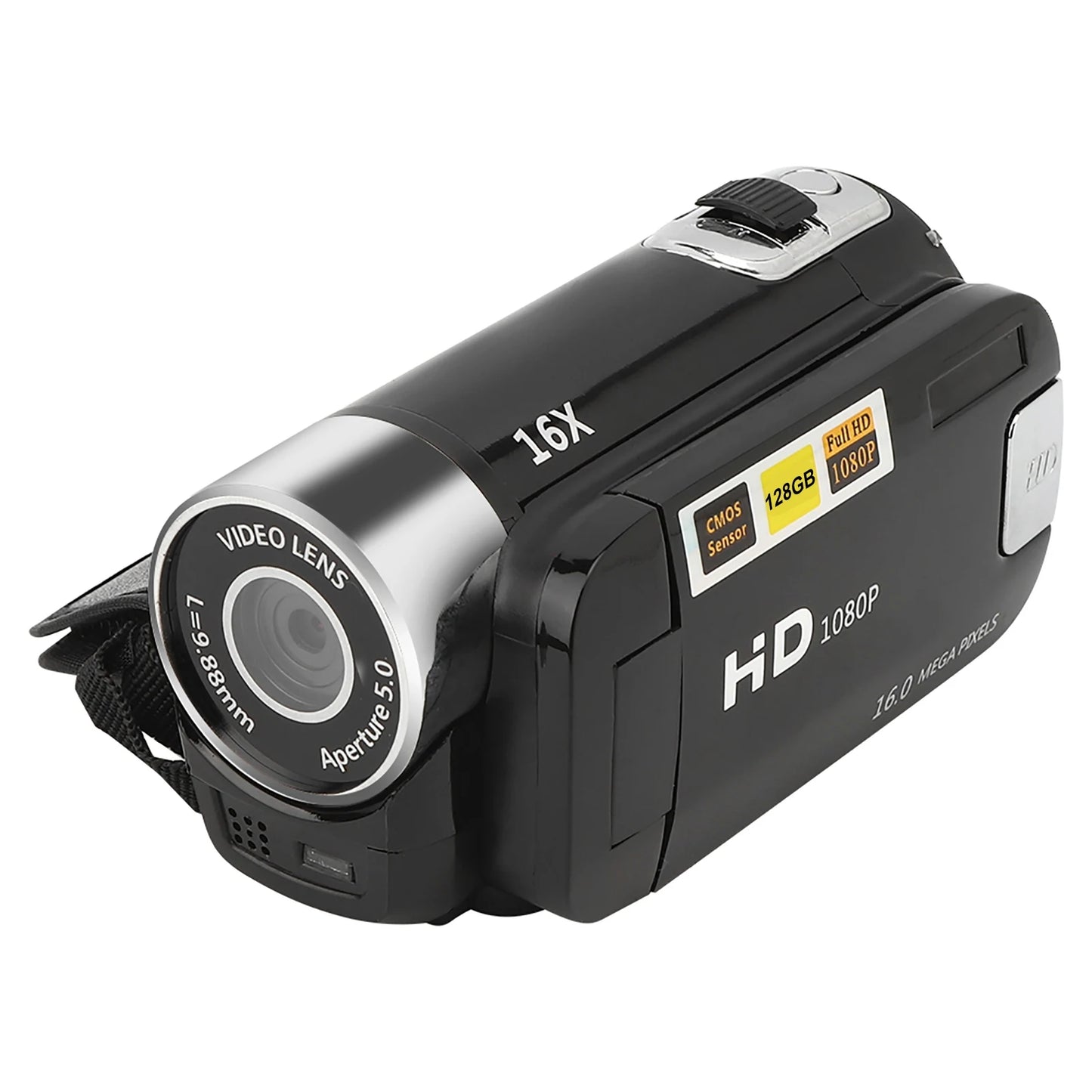 16X Digital Zoom 2.7 Inch Colorful Display Screen High Definition Camcorder