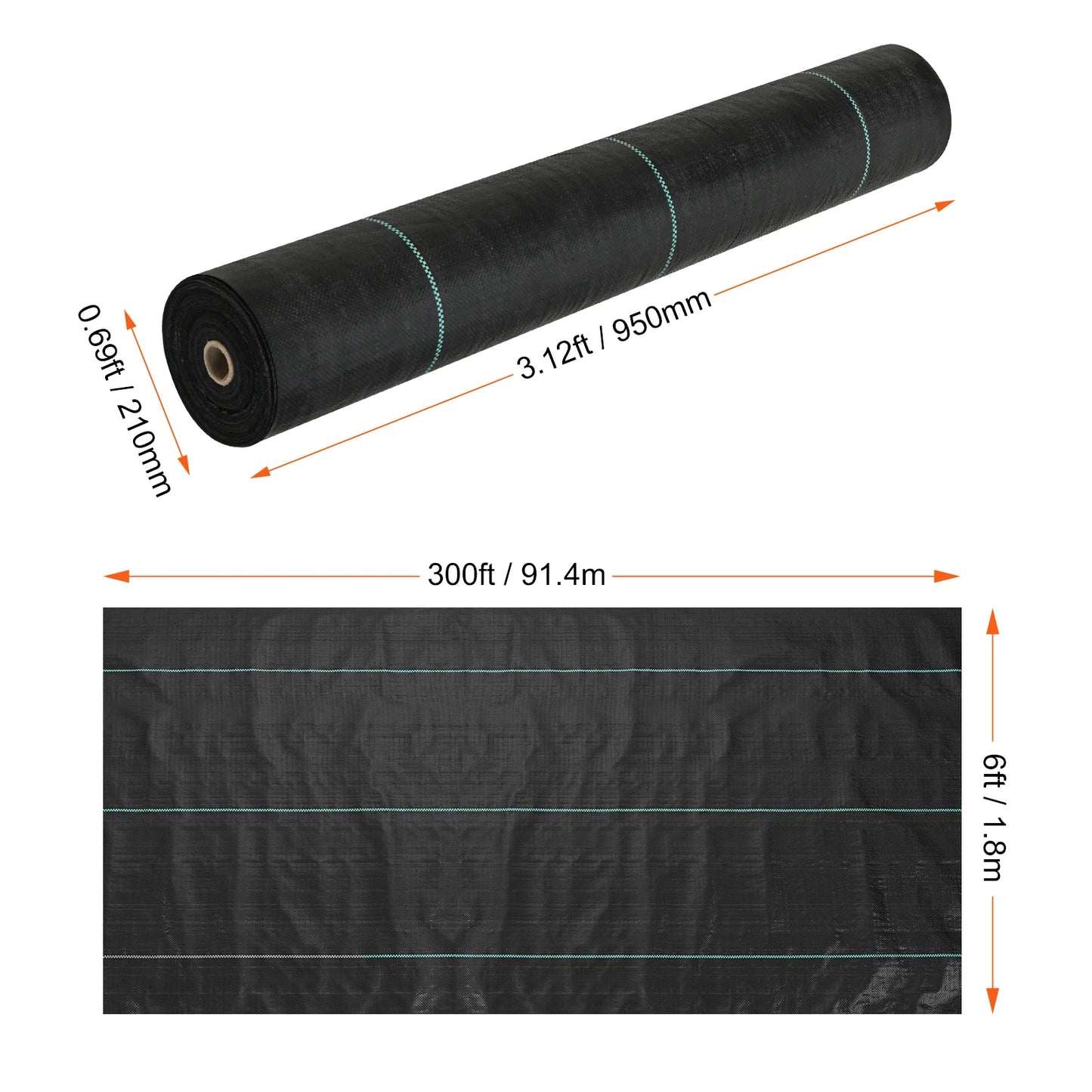 Heavy-Duty Landscape Weed Barrier