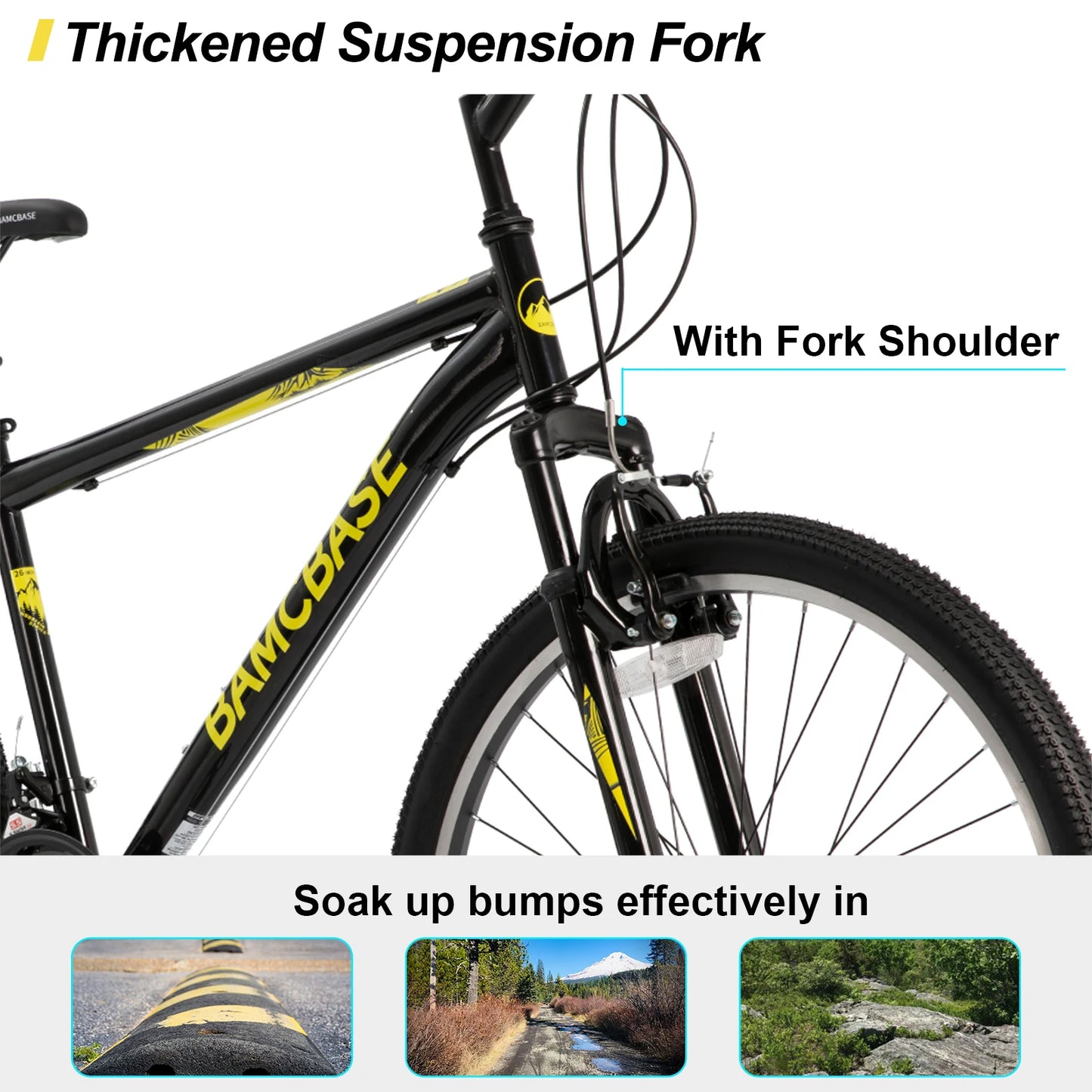 26 27.5 Inch, 21 Speed, Men Women's Mountain Bike