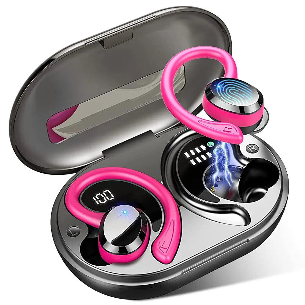 Wireless Bluetooth Earbuds In-Ear Noise-Cancelling Mic for 40H Playback