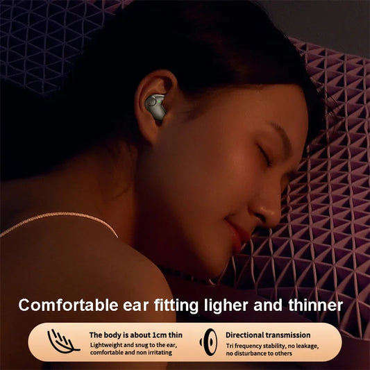 Invisible Sleep Wireless Bluetooth Earphones with Touch Control Headsets