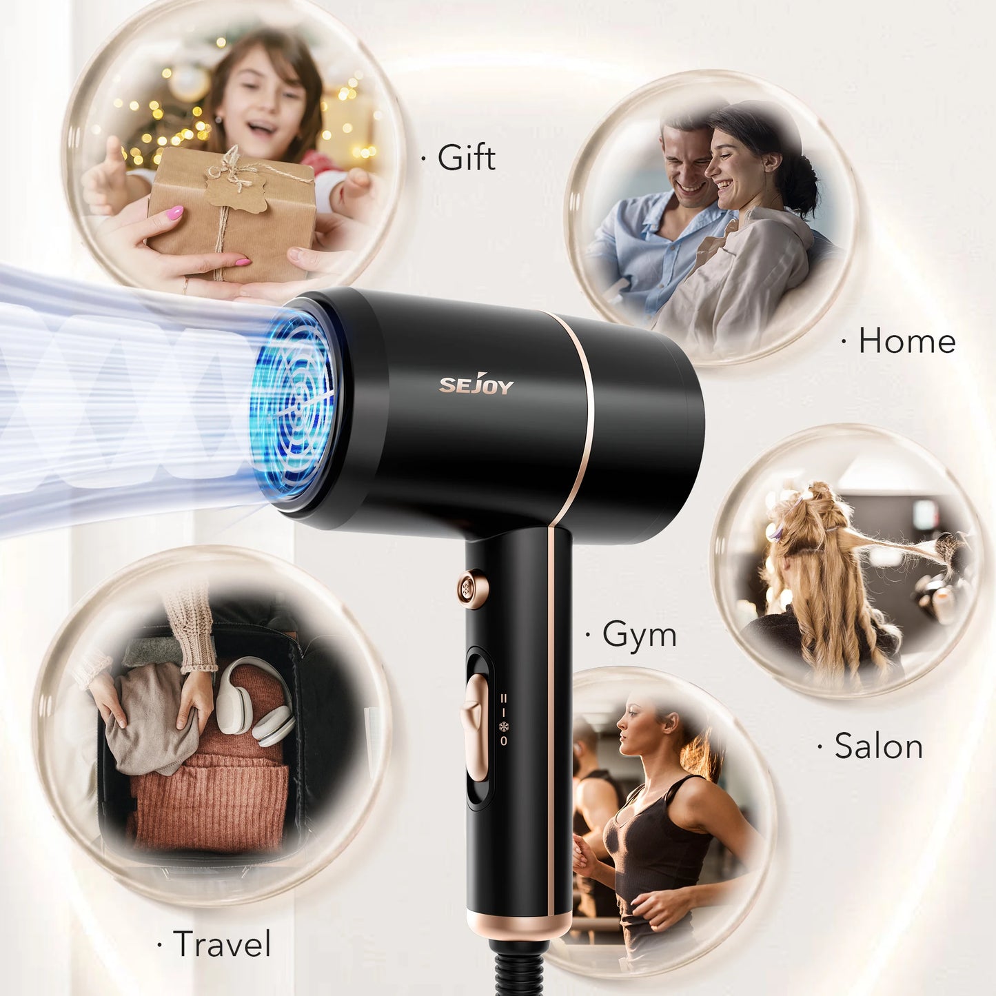 1800W 110V Electric Hair Dryer