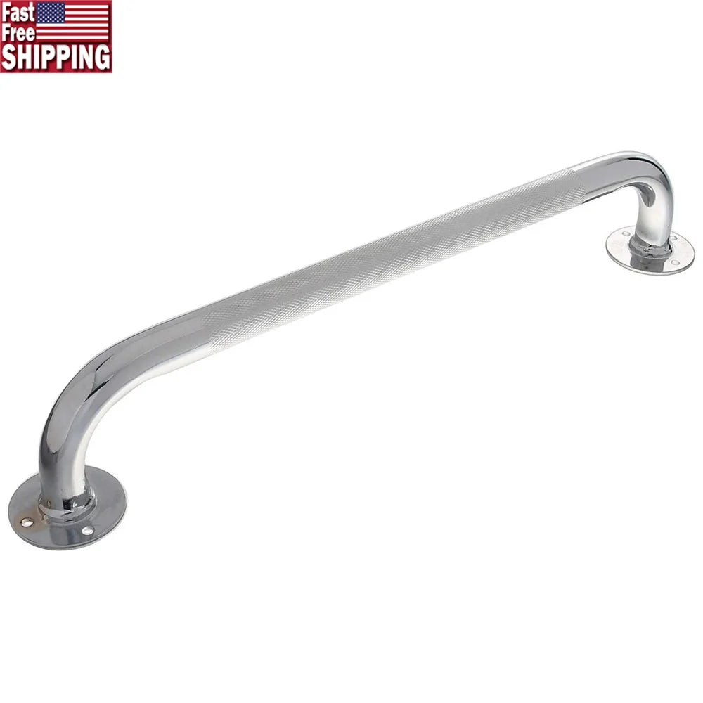 Chrome Bathroom Safety 16 Inch Grab Bars