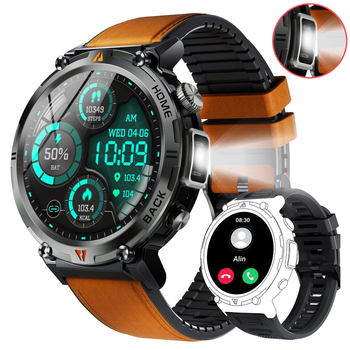 KE3 Bluetooth Call Men's Smart Watch