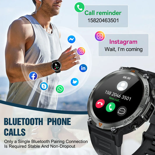 KE3 Bluetooth Call Men's Smart Watch